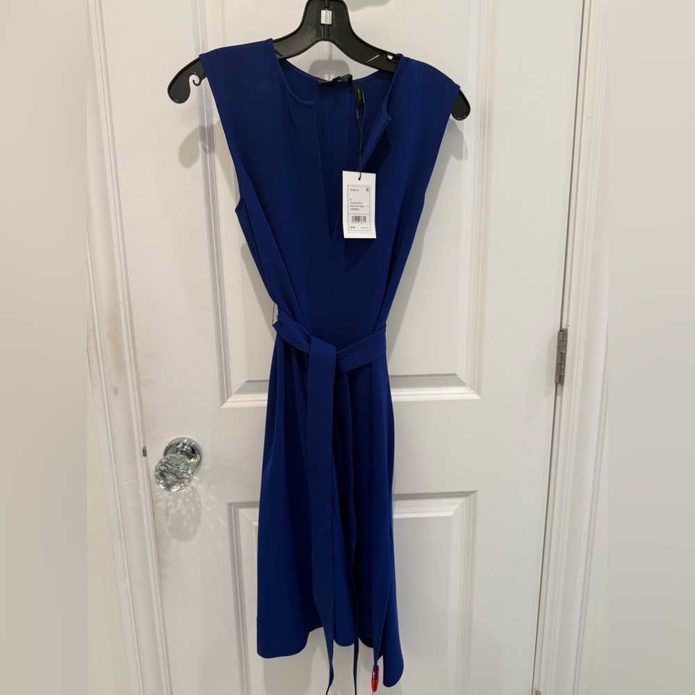 Theory Crepe belted dress NWT